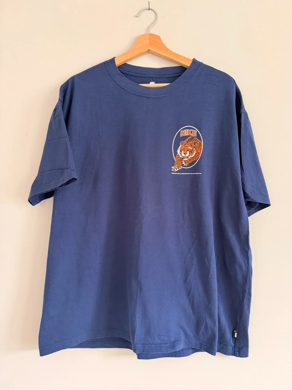 Nike Navy Year of the Tiger 2022 Short-Sleeve Tee with Orange Tiger Graphic